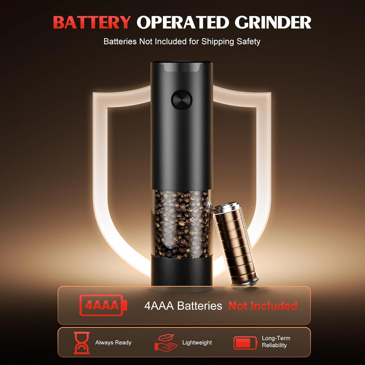 built-in led light for low-light and nighttime cooking