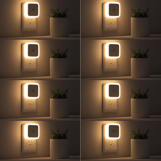 built-in light sensor for automatic dusk-to-dawn on/off operation