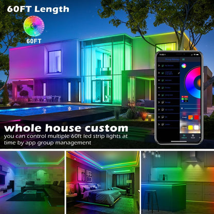 built-in microphone for real-time music and voice sync across colors and patterns