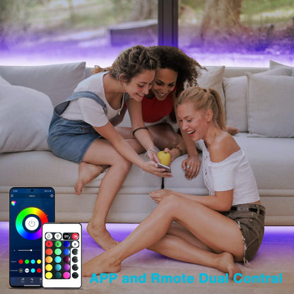 built-in microphone for real-time music sync with apple music, spotify, youtube