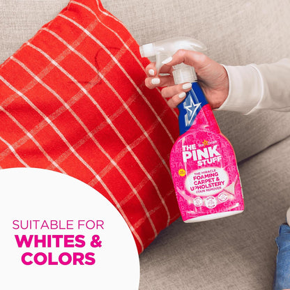 built-in odor elimination with a fresh rhubarb scent