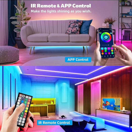 built-in sensitivity-adjustable microphone for real-time music sync