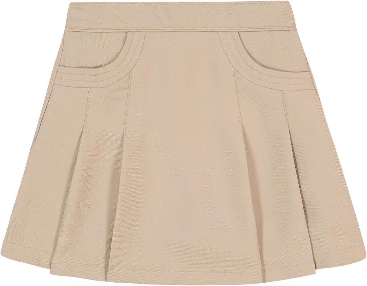 built-in undershorts attached under the pleated skirt