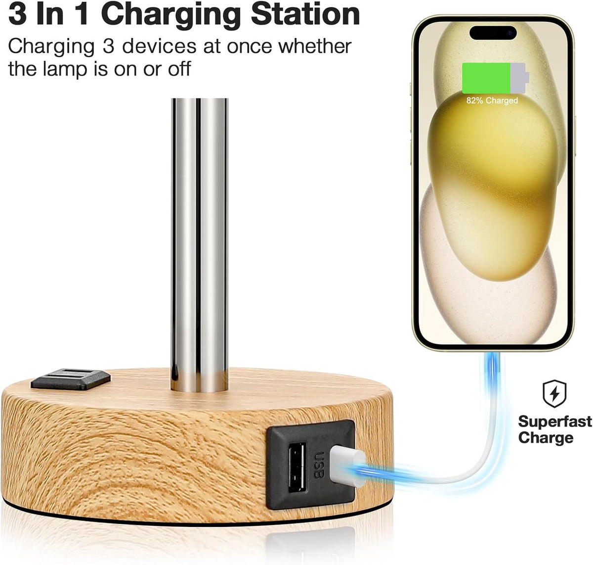 built-in usb-a port (5v/2.1a) for legacy devices and accessories