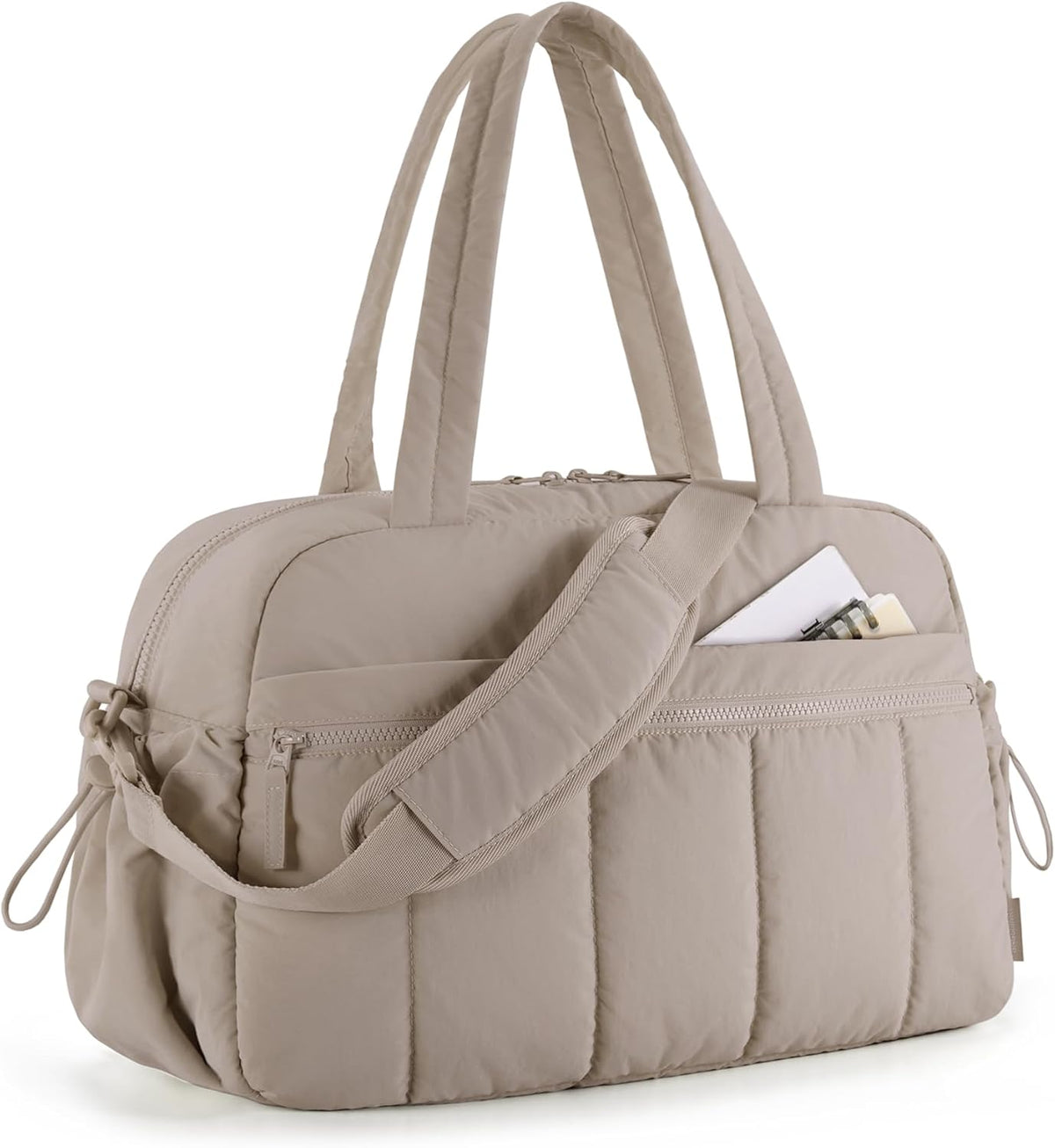 built-in wet pocket for separating damp or sweaty items