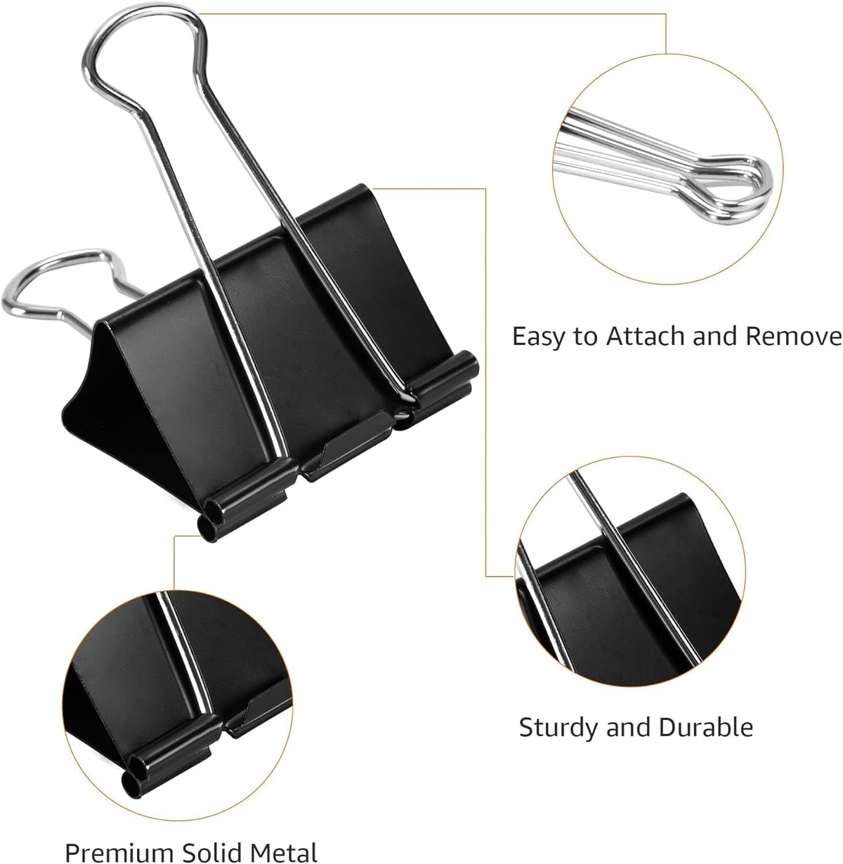 bulk 144-clip count for extended use without frequent reordering