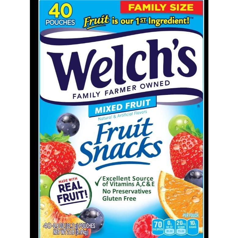 bulk pack of 40 individually wrapped 0.8oz single-serve pouches