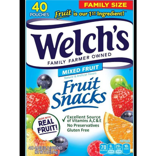bulk pack of 40 individually wrapped 0.8oz single-serve pouches