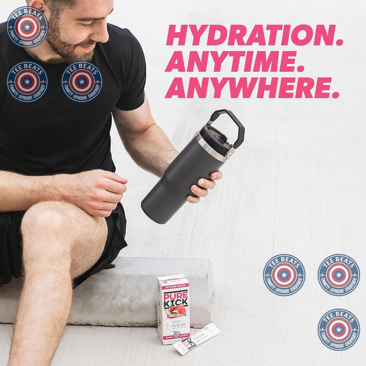 bulk pitcher-pack format designed for sharing with a team or household
