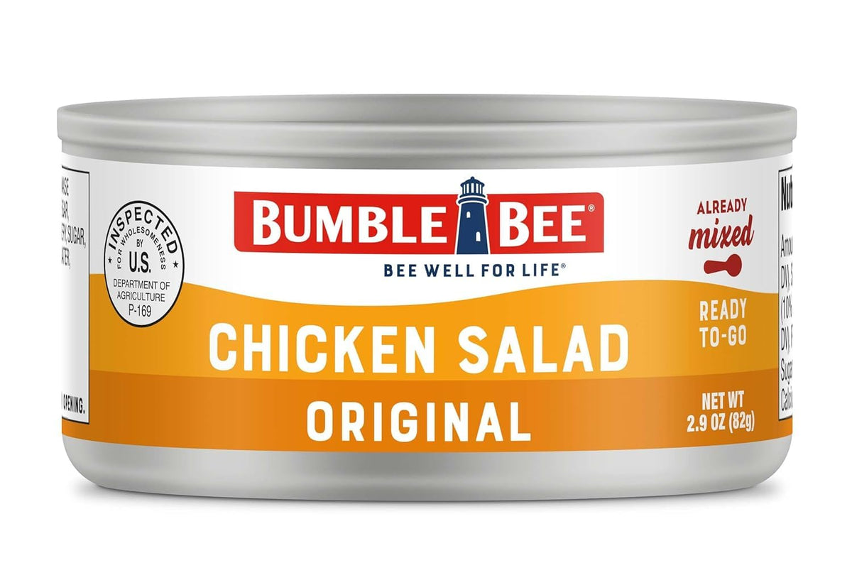 Bumble Bee Snack on the Run Chicken Salad Kit – Blood Sugar-Friendly Protein for Diabetic Snackers, On the Go