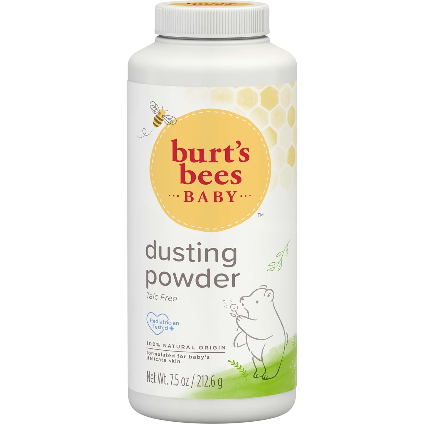 Burt's Bees Baby Dusting Powder, Talc-Free Baby Powder for Nursery & Changing Table, Gentle Diaper Rash Care, 7.5 oz