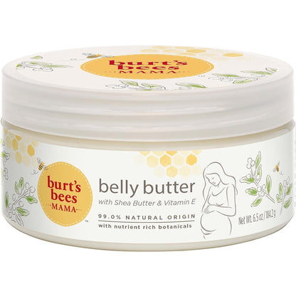 Burt's Bees Mama Belly Butter – Thoughtful Baby Shower Gift for Expectant Moms, Pregnancy Skin Care for Her