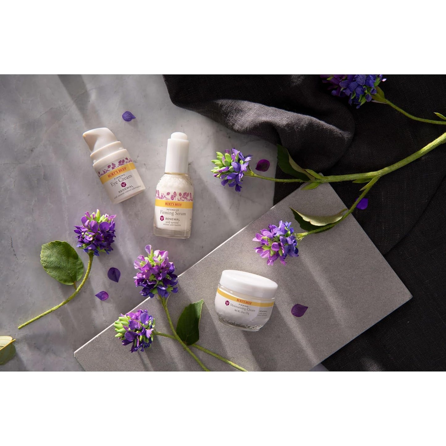 Burt's Bees Renewal Night Cream – Fragrance-Free Sensitive Skin Moisturizer Safe for Layering and Daily Use