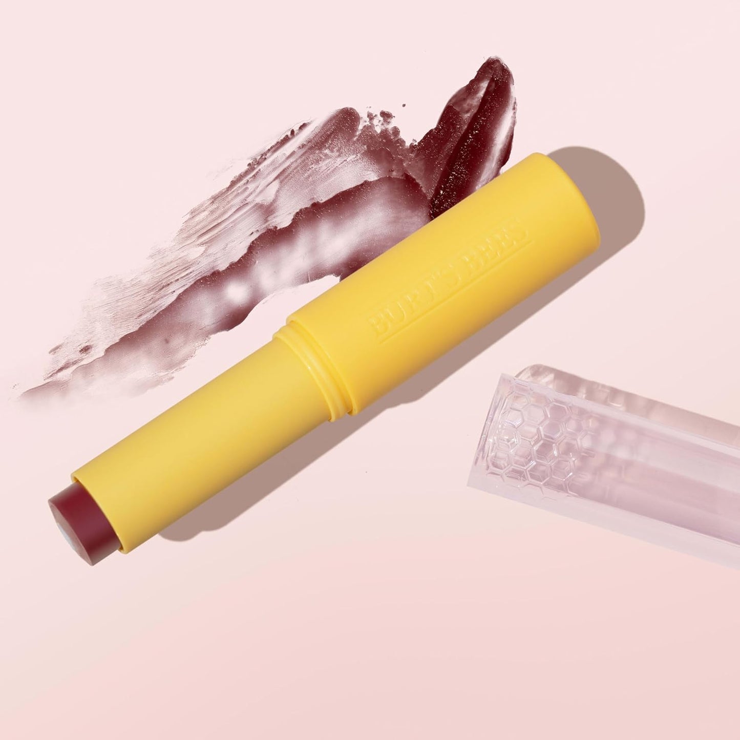 Burt's Bees Tinted Boosted Balm – Evening Self-Care Lip Treatment, 24-Hour Hydration for Mindful Nightly Rituals
