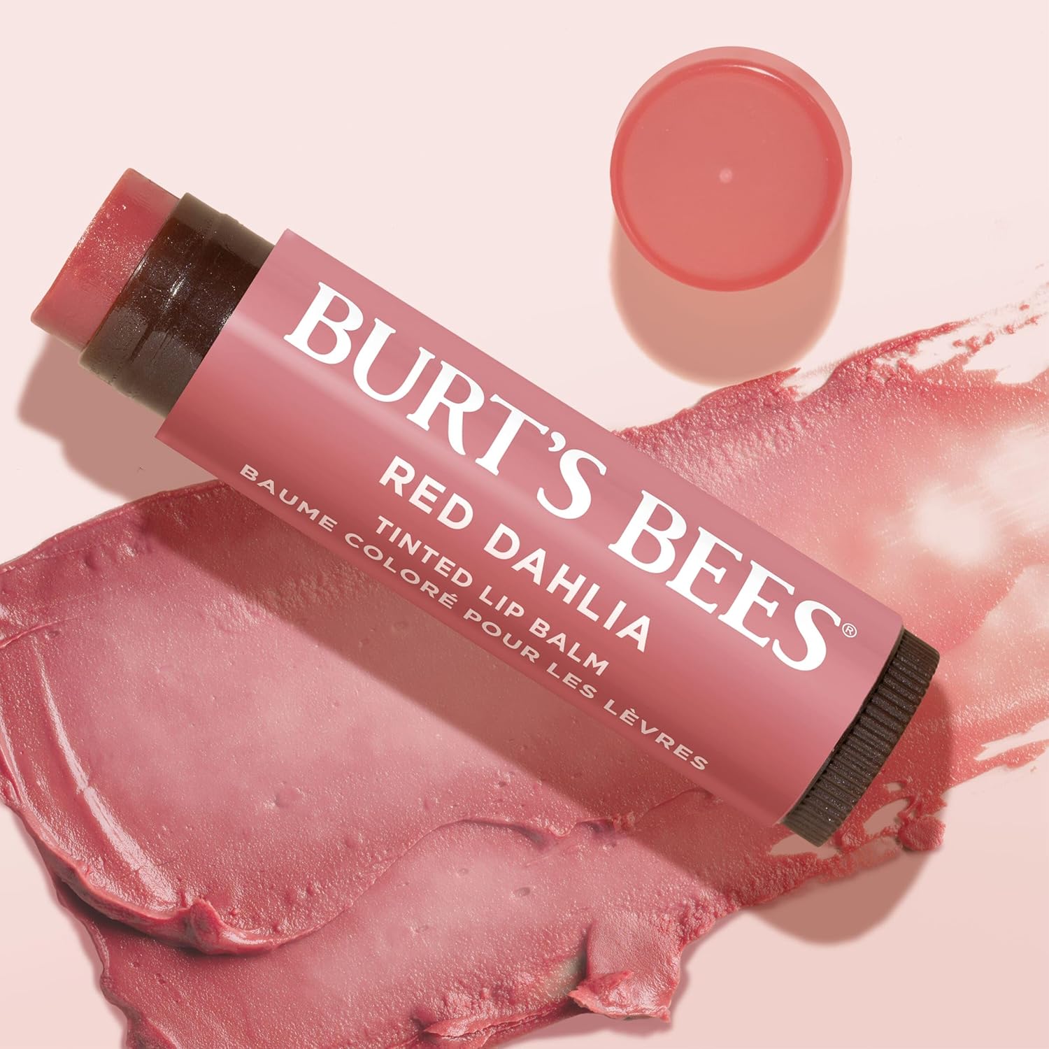 Burt's Bees Tinted Lip Balm – Pocketable Lip Care for Patio Lounging, 8-Hour Moisture with Sunflower Oil