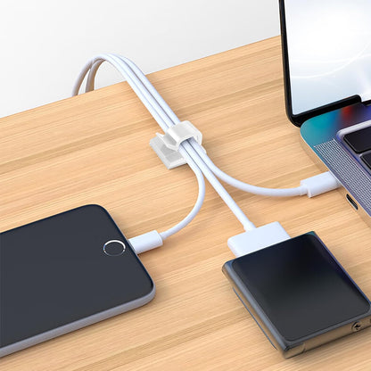 Cable Tidy Co. Desk Cable Clips – Home Office Cord Organizer for Focused Workdays