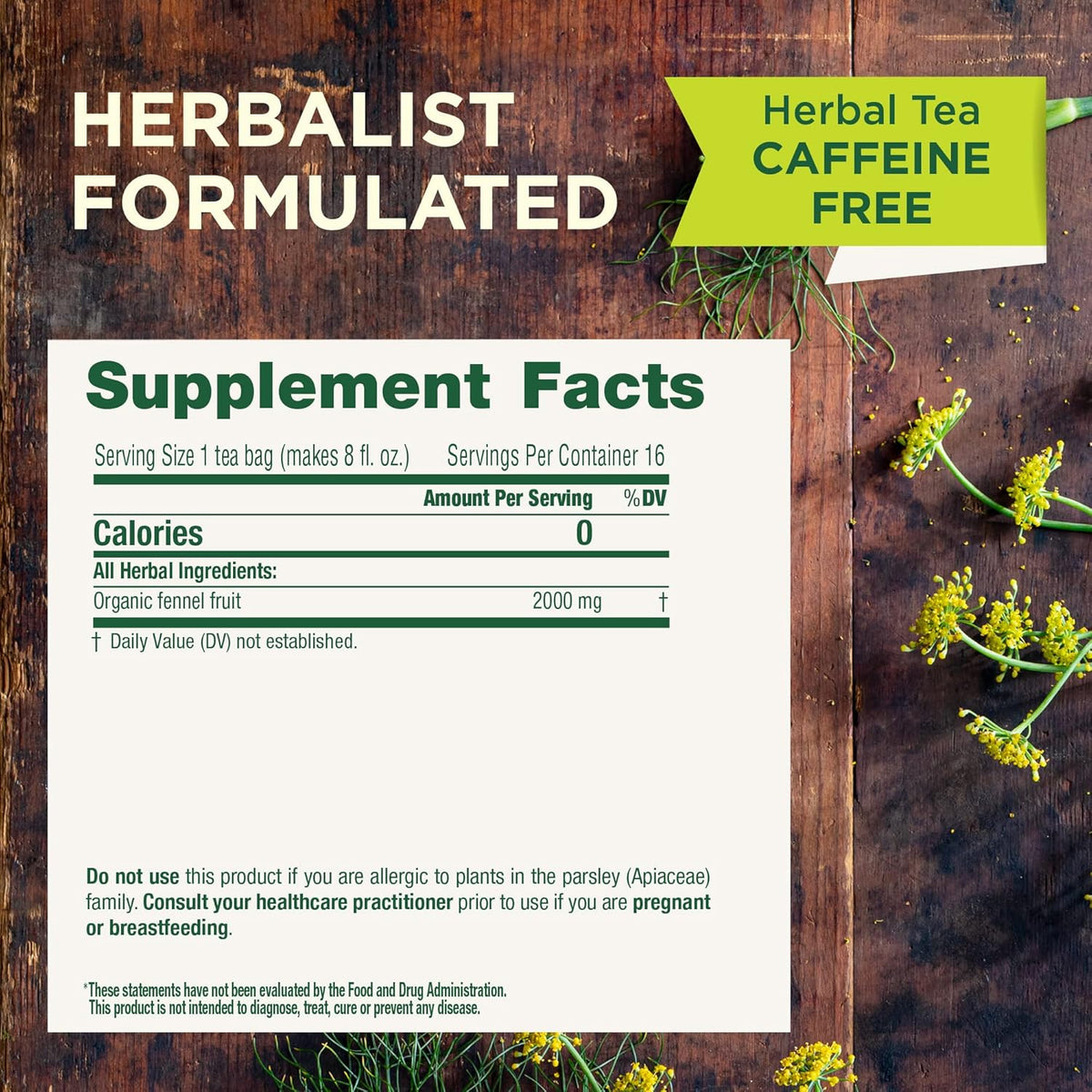 caffeine-free herbal formulation