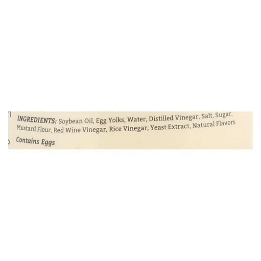 cage-free egg yolk base for premium creamy texture