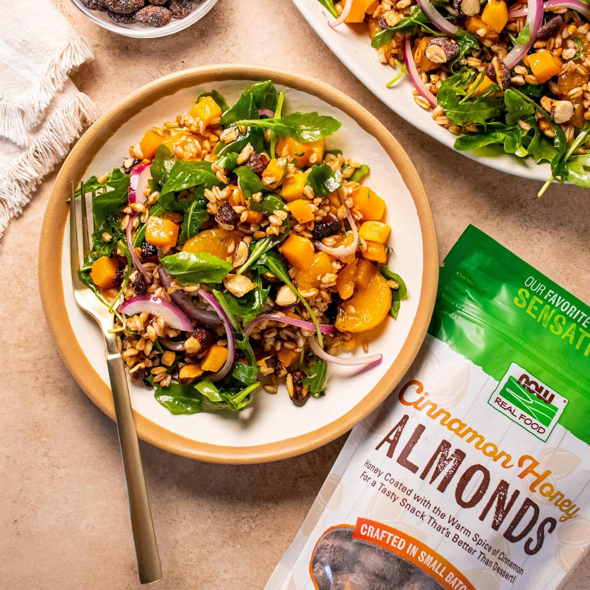 california-grown almonds as the base ingredient