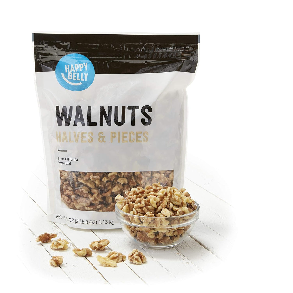 california walnuts in halves and pieces format
