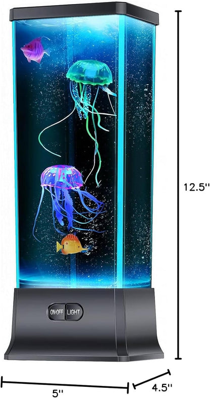 CALOVER Jellyfish Lamp – Mindful Wind-Down Light for Bedroom, Gentle Color Glow for Evening Relaxation