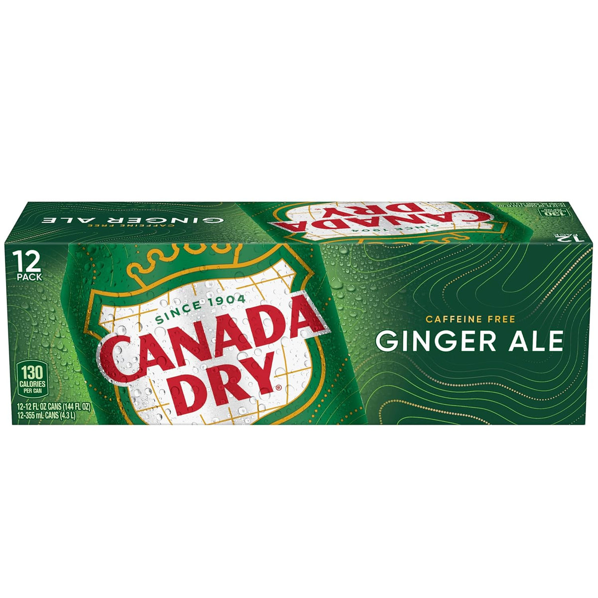Canada Dry Ginger Ale Soda – Hostess Gift for Holiday Gatherings, 12 fl oz Cans 12 Pack