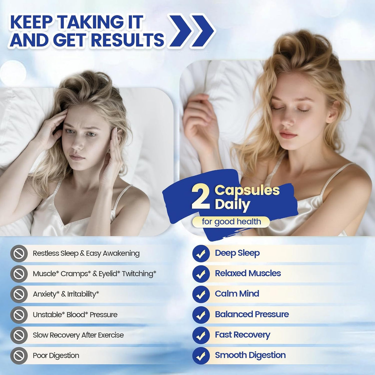 capsule form designed for easy swallowing and fast absorption