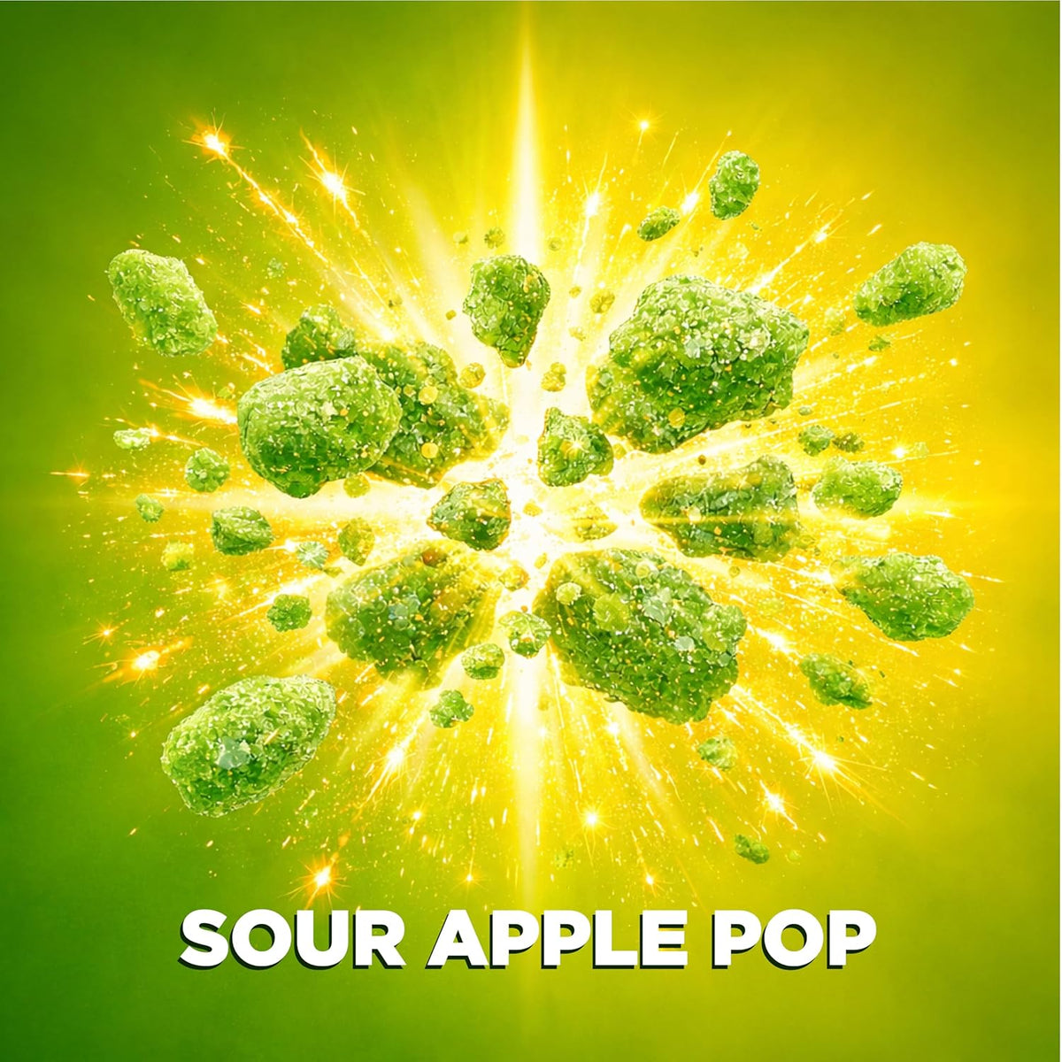 carbon dioxide-popping fizz texture characteristic of pop rocks