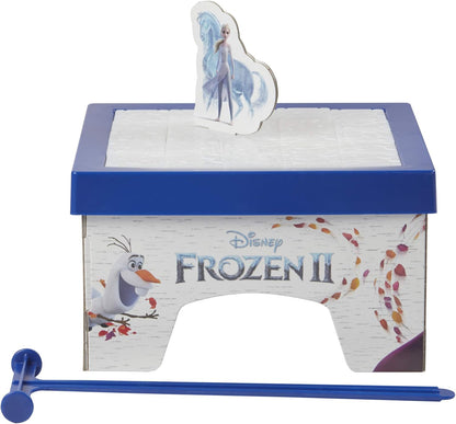 cardboard elsa and water nokk character token that players must keep from falling
