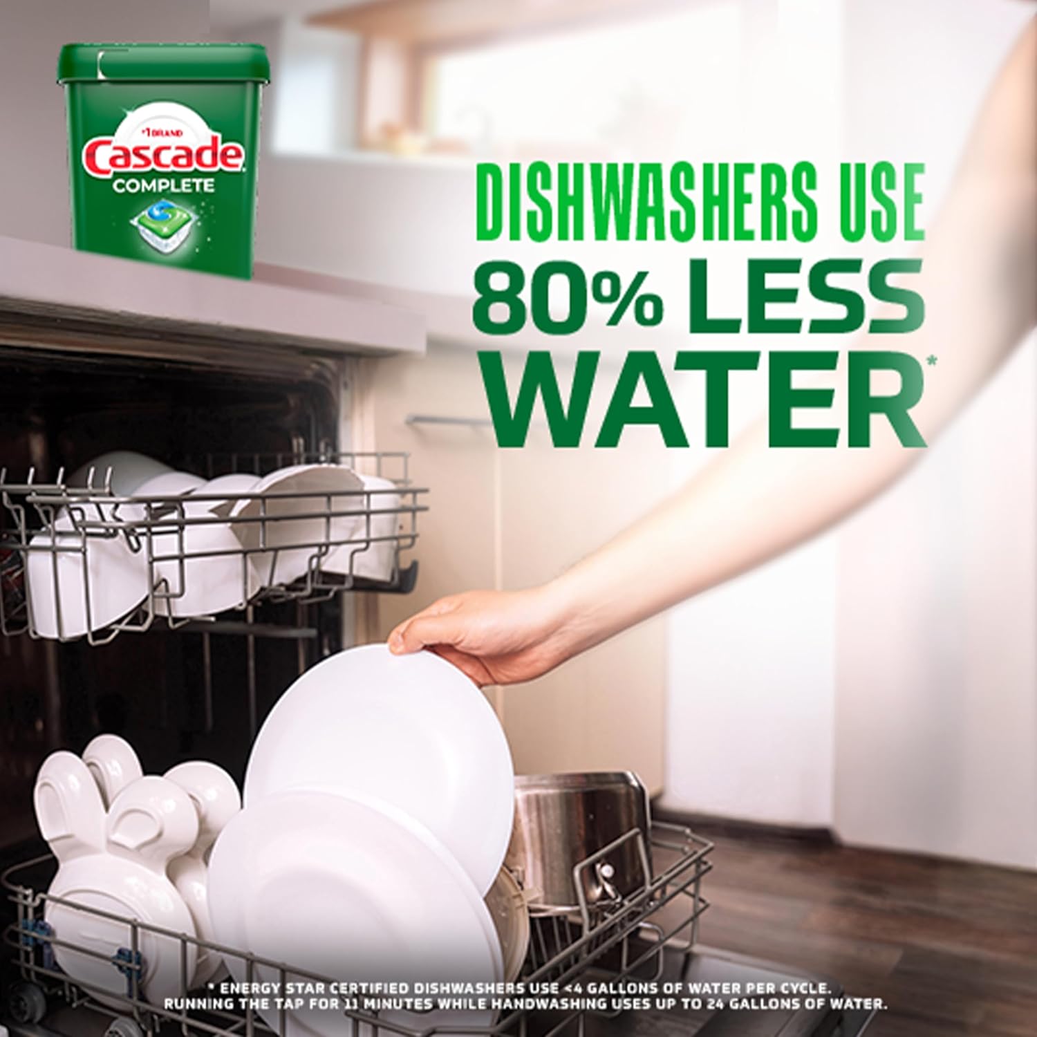 Cascade Complete ActionPacs – Clutter-Free Kitchen Essentials, Pre-Measured Dishwasher Pods 78 Count