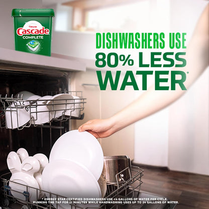 Cascade Complete ActionPacs – Clutter-Free Kitchen Essentials, Pre-Measured Dishwasher Pods 78 Count