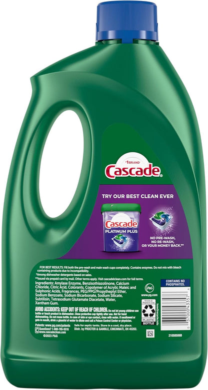 Cascade Complete Dishwasher Gel – Simple Gel Formula for Uncluttered Counter Storage