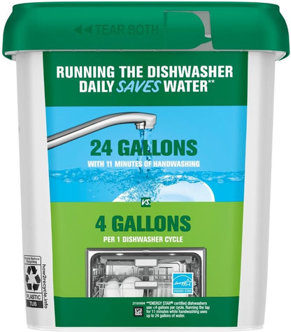 Cascade Free & Clear Dishwasher Pods for Sensitive-Skin Family Kitchens, Fragrance-Free Daily Dishwashing