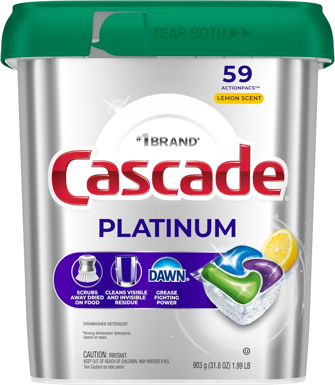 Cascade Platinum Dishwasher Pods – Starter Home Kitchen Essentials, Clean Simple Dishwashing