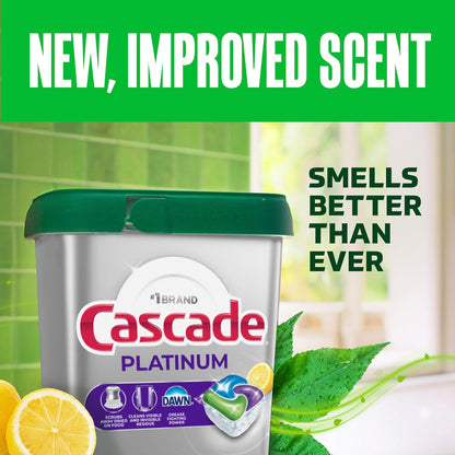 Cascade Platinum Dishwasher Pods – Starter Home Kitchen Essentials, Clean Simple Dishwashing