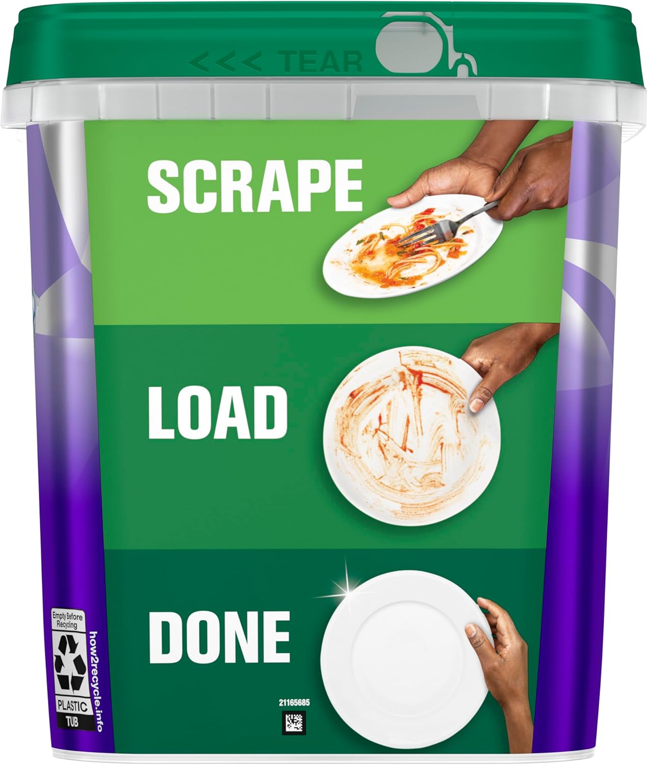Cascade Platinum Plus Dishwasher Pods for Modern Minimalist Kitchens, Single-Dose Clean Design