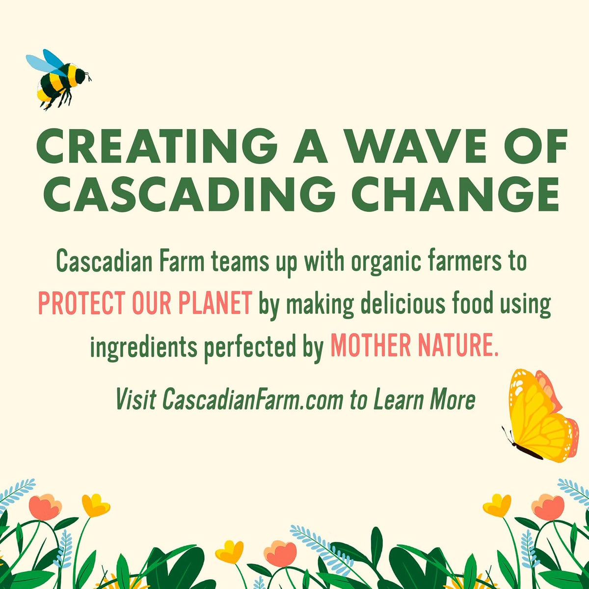 Cascadian Farm Honey Oat Crunch – Portable Organic Cereal for the On-the-Go Work Bag, 13.5 oz