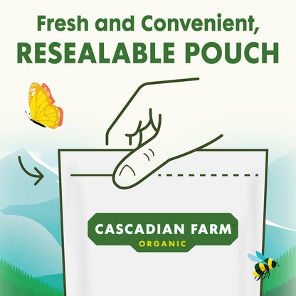 Cascadian Farm Organic Granola, Dark Chocolate Almond – Grab-and-Go Office Snack for the Home Office Desk Drawer