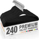 Black - 240 Pack
