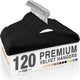 Black - 120 Pack