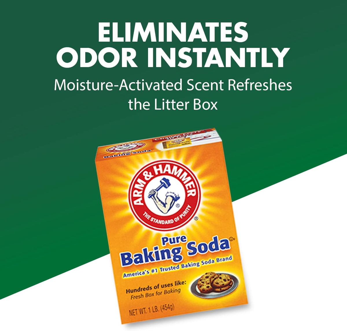cedar and pine scent for a fresh, woodsy litter box environment