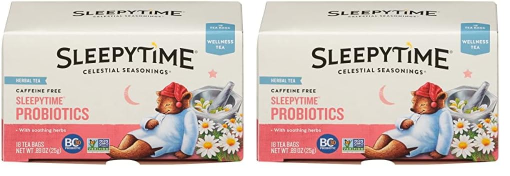 Celestial Seasonings Sleepytime Immune Tea – Housewarming and Holiday Herbal Tea Gift Bundle
