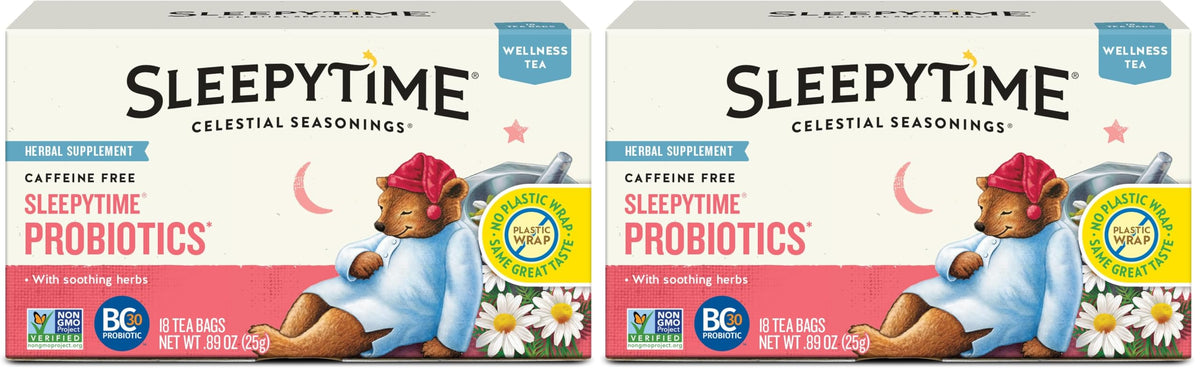 Celestial Seasonings Sleepytime Immune Tea – Housewarming and Holiday Herbal Tea Gift Bundle