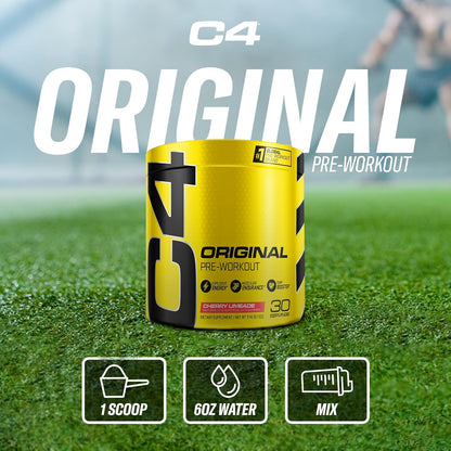 Cellucor C4 Original Pre Workout Cherry Limeade – Birthday Gift for Gym-Loving Friends and Partners