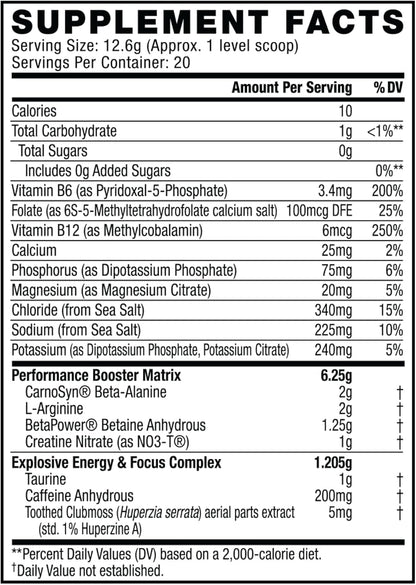 Cellucor C4 Sport Pre Workout Powder - High-Focus Pre-Training Stack with 200mg Caffeine for Productive Gym Sessions