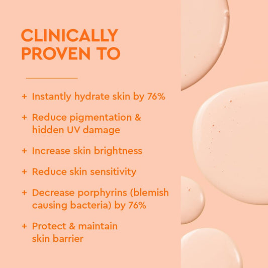 cera-sun technology formulated to restore the skin barrier and reduce uv-induced redness