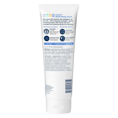 CeraVe Baby Moisturizing Cream – Pediatrician-Developed Skincare for Nursery and Changing Table, Gentle 24-Hour Hydration for Infants and Toddlers