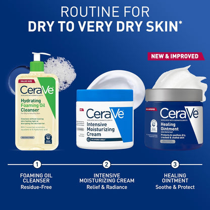 CeraVe Healing Ointment for Kids – Gentle Eczema & Dry Skin Relief for Nursery & Playroom Use
