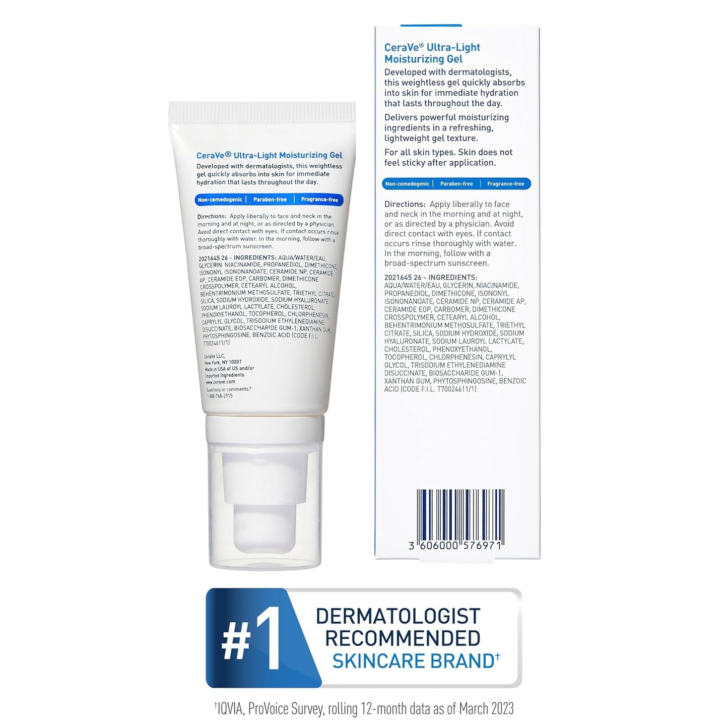 CeraVe Ultra-Light Moisturizing Gel – Office Desk Skincare Ritual, Quick Refresh for Focus