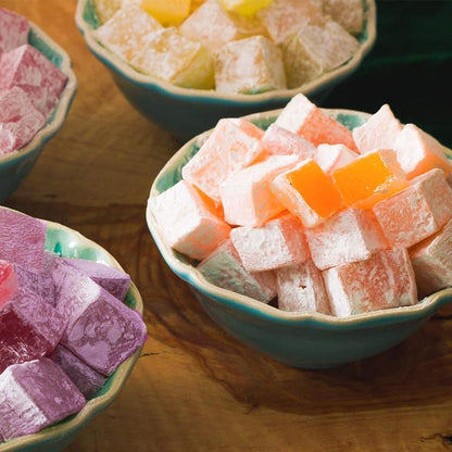 Cerez Pazari Vegan Turkish Delight – Elegant Housewarming and Valentine's Day Present, Halal Lokum Gift Box 8.1 oz